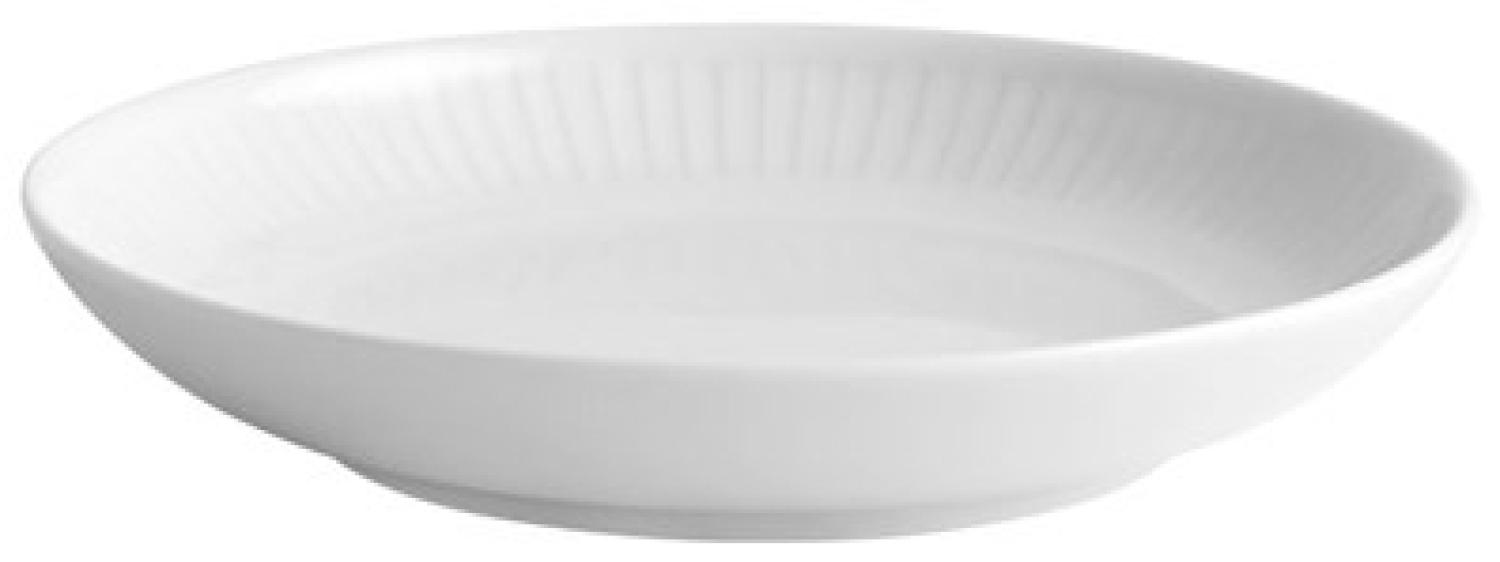 Pillivuyt Asiet dyb Plissé 16 cm Hvid Bild 1