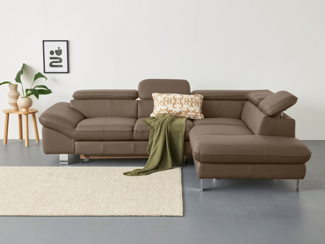 COTTA Ecksofa Driver L-Form, mit Kopfteilverstellung, wahlweise mit Bettfunktion Bild 1