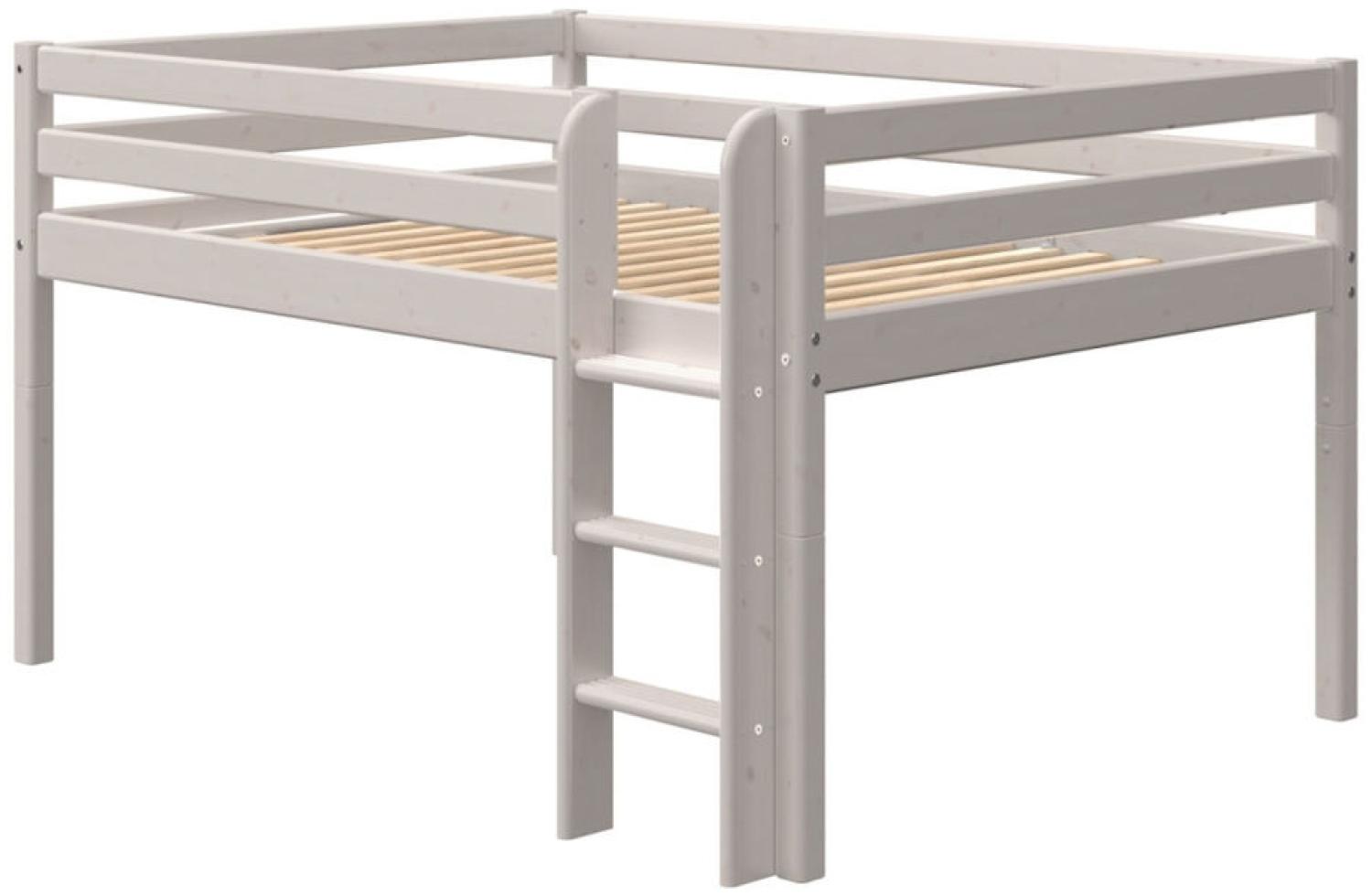 Flexa Classic Halbhochbett 140x190 cm Grau Bild 1