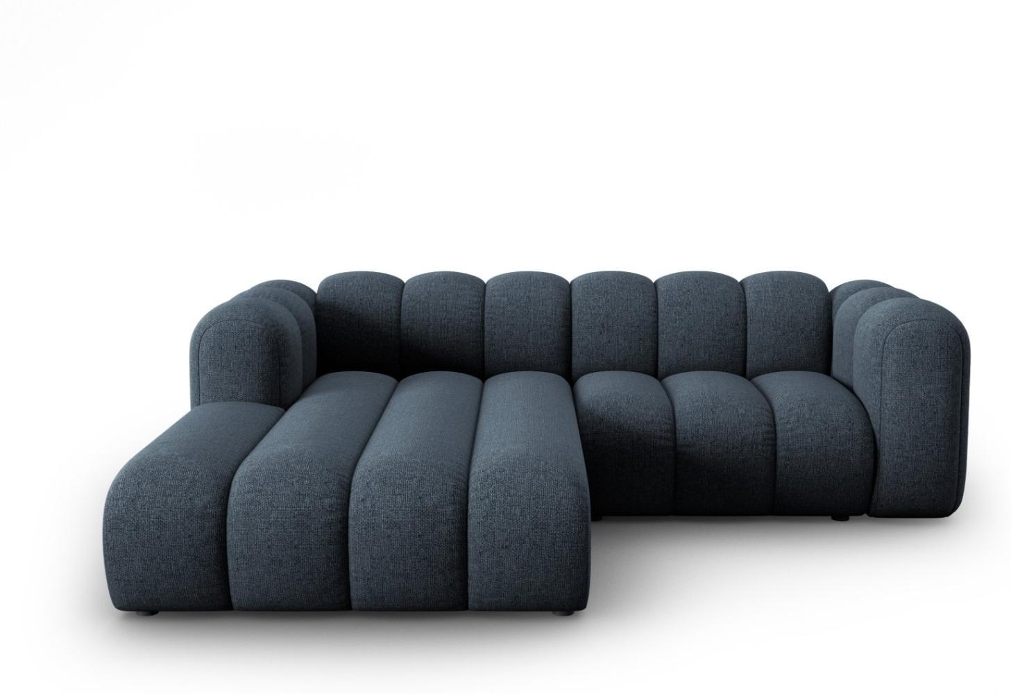 Micadoni Modulares Ecksofa Lupine 3-Sitzer Links Chenille Königsblau Bild 1