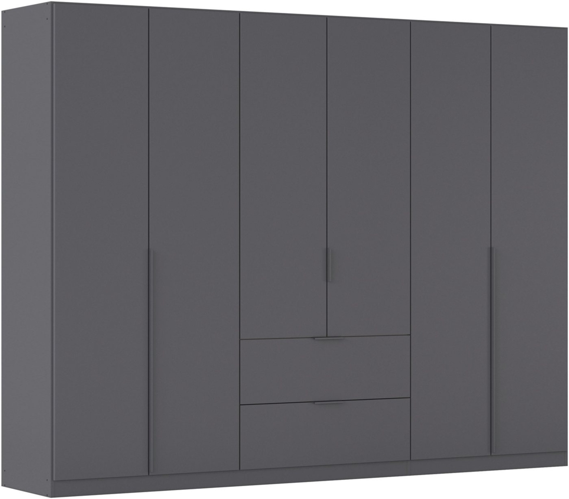 rauch Drehtürenschrank Kleiderschrank Schrank Garderobe AGORDO mit Dekor- oder Hochglanzfront (in zwei Griff-Farben, Breiten 91-360 cm) mit Außenschubkästen, in 7 Breiten und 2 Höhen MADE IN GERMANY Bild 1