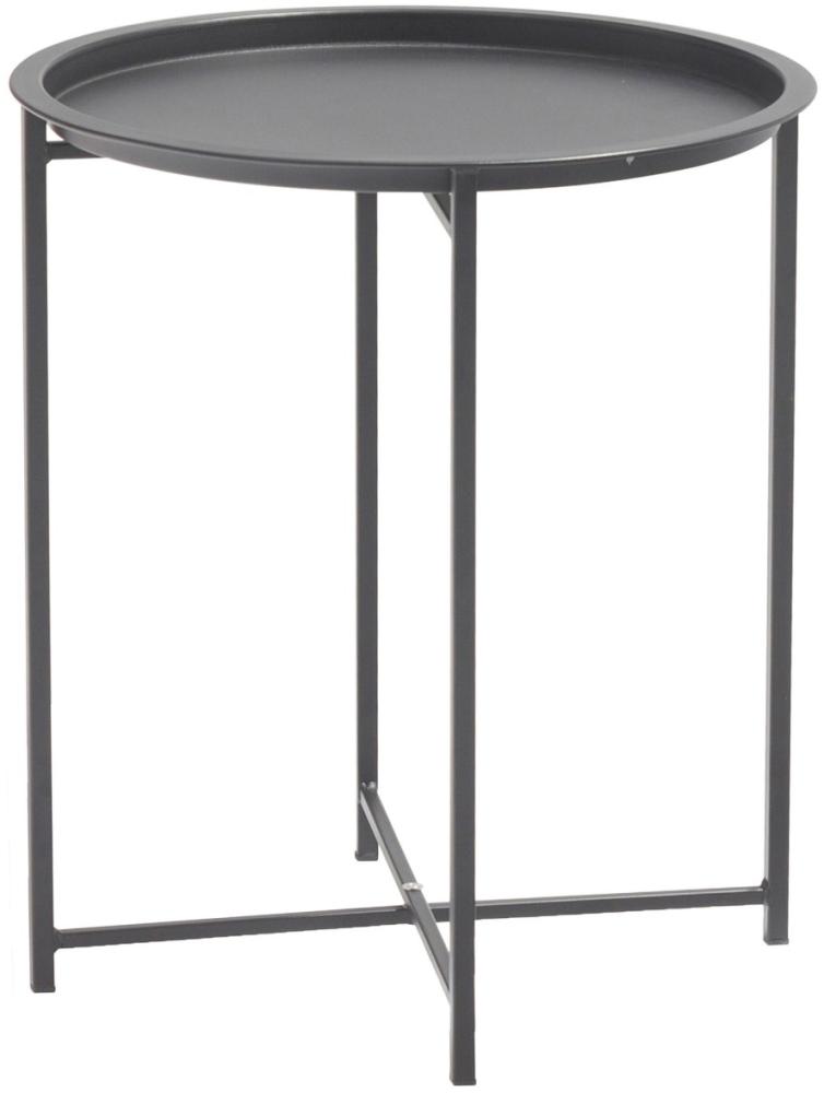 osoltus Garten Balkon Beistelltisch schwarz 46cm Bild 1