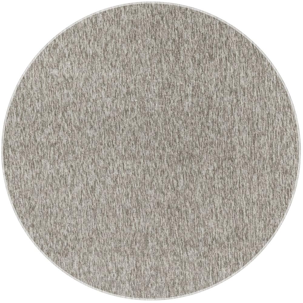 Kurzflor Teppich Neva rund - 200 cm Durchmesser - Beige Bild 1