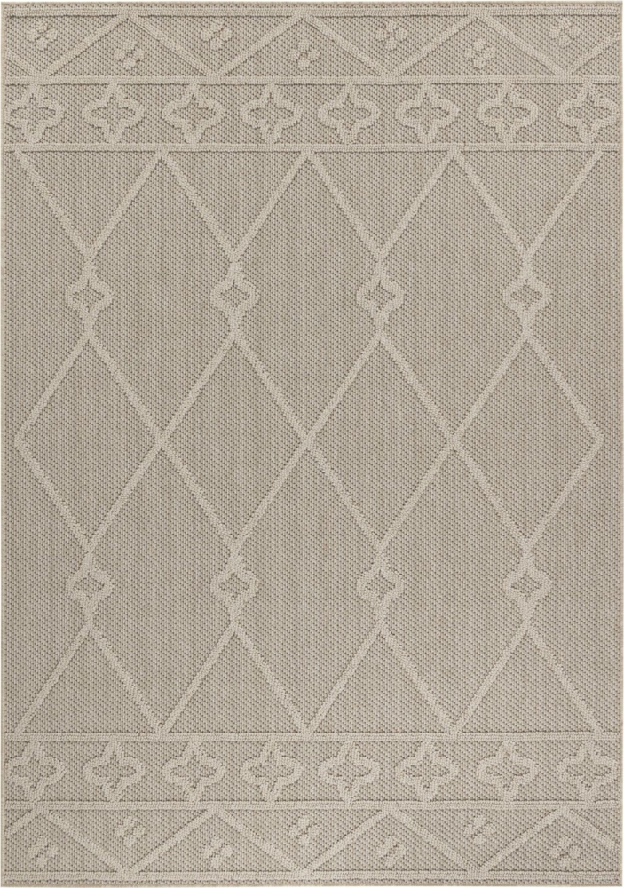 Outdoor Teppich Piero rechteckig - 240x340 cm - Beige Bild 1
