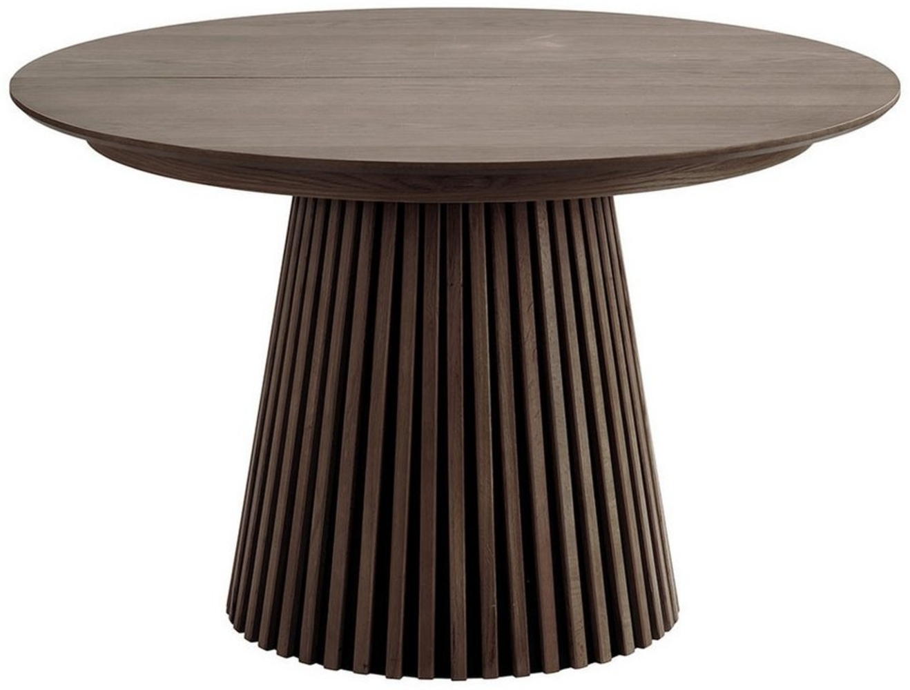 House Nordic Kulissen-Esstisch 2 Platten, Eiche furnier, smokded-braun - 120/160/200x75cm (D/BxH) Bild 1