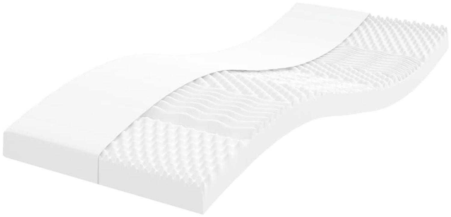 vidaXL Schaumstoffmatratzen 2 Stk. 100x200 cm 7-Zonen Härtegrad 20 ILD 356364 Bild 1