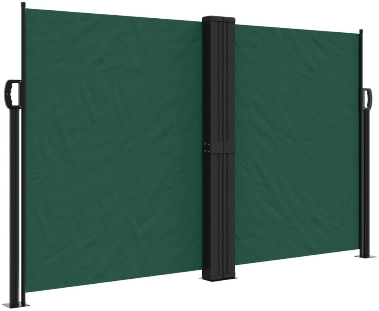 vidaXL Seitenmarkise Ausziehbar Dunkelgrün 140x1000 cm 4004725 Bild 1