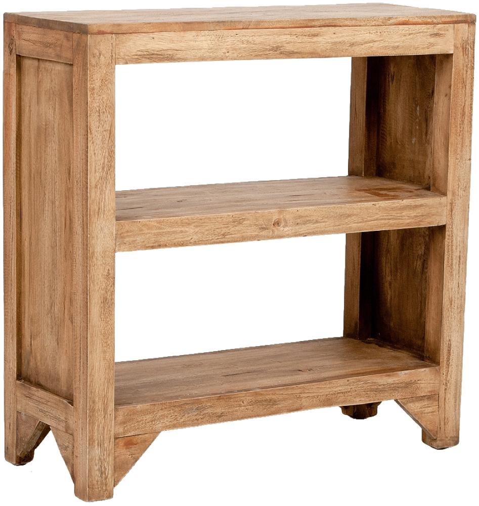 Regal REOL Antik-Natural Mahagoni Standregal Holzregal Bücherregal Schuhregal Bild 1