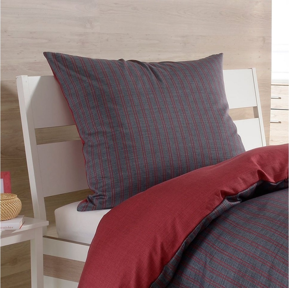 TRAUMSCHLAF Bettwäsche Zeitlos Winterpunsch, Biber, 3 teilig, kuschlig warm und weich, klassisches Design Bild 1