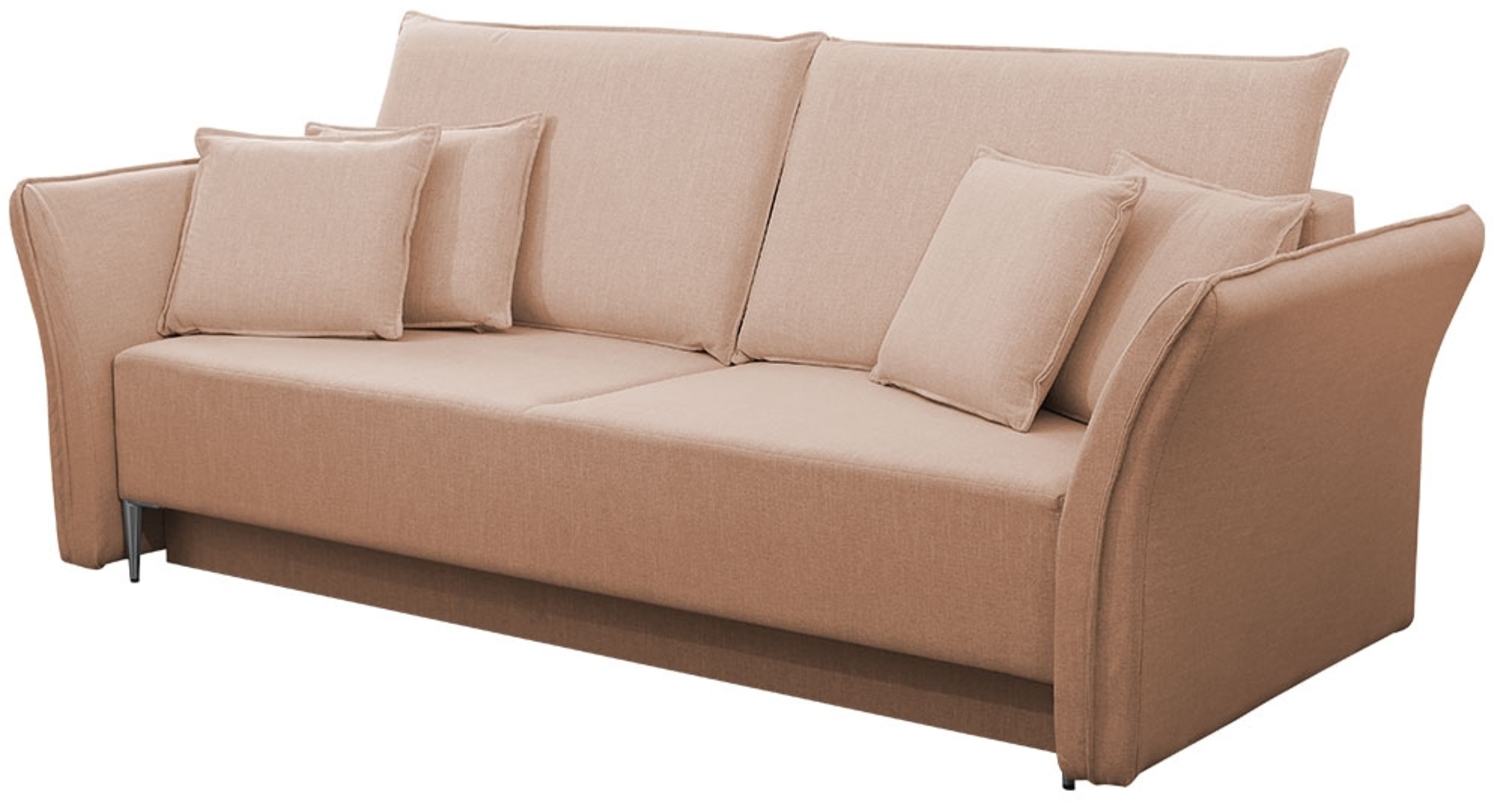 Schlafsofa Mokoli (Farbe: Terra 10, Füße: Silber) Bild 1