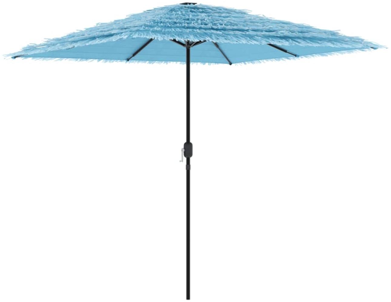 vidaXL Sonnenschirm mit Stahlmast Blau 248x248x248 cm 4005090 Bild 1