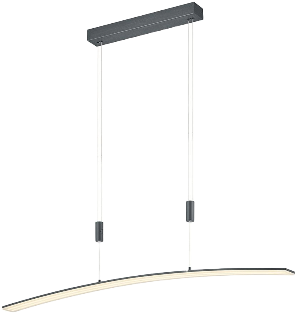 B-Leuchten LED Pendel New Loire Anthrazit Bild 1