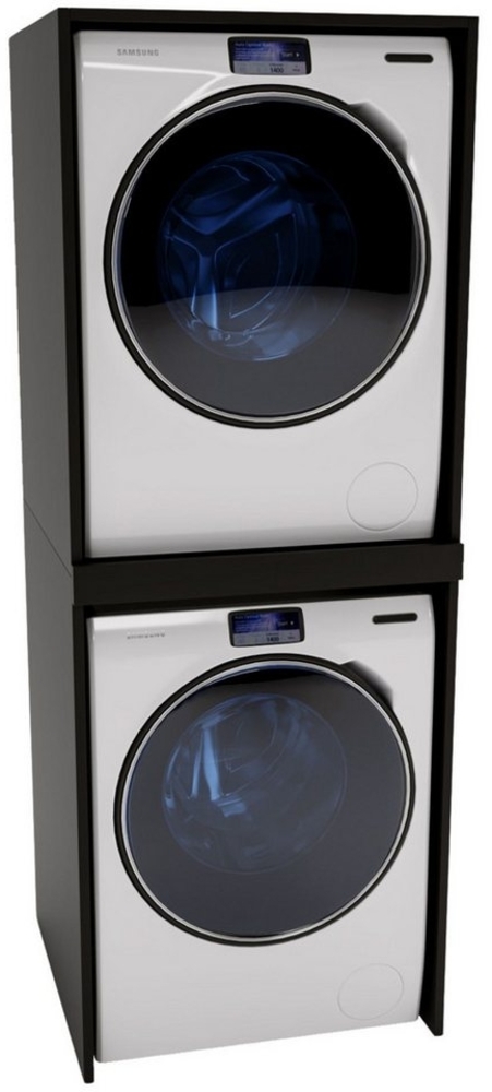 Raumhirsch Furniture Waschmaschinenumbauschrank für zwei Geräte – stabiler Waschmaschinenschrank zwei Größen 7 Farben Waschmaschinenschrank für Trockner und Waschmaschine Überbauschrank Bild 1