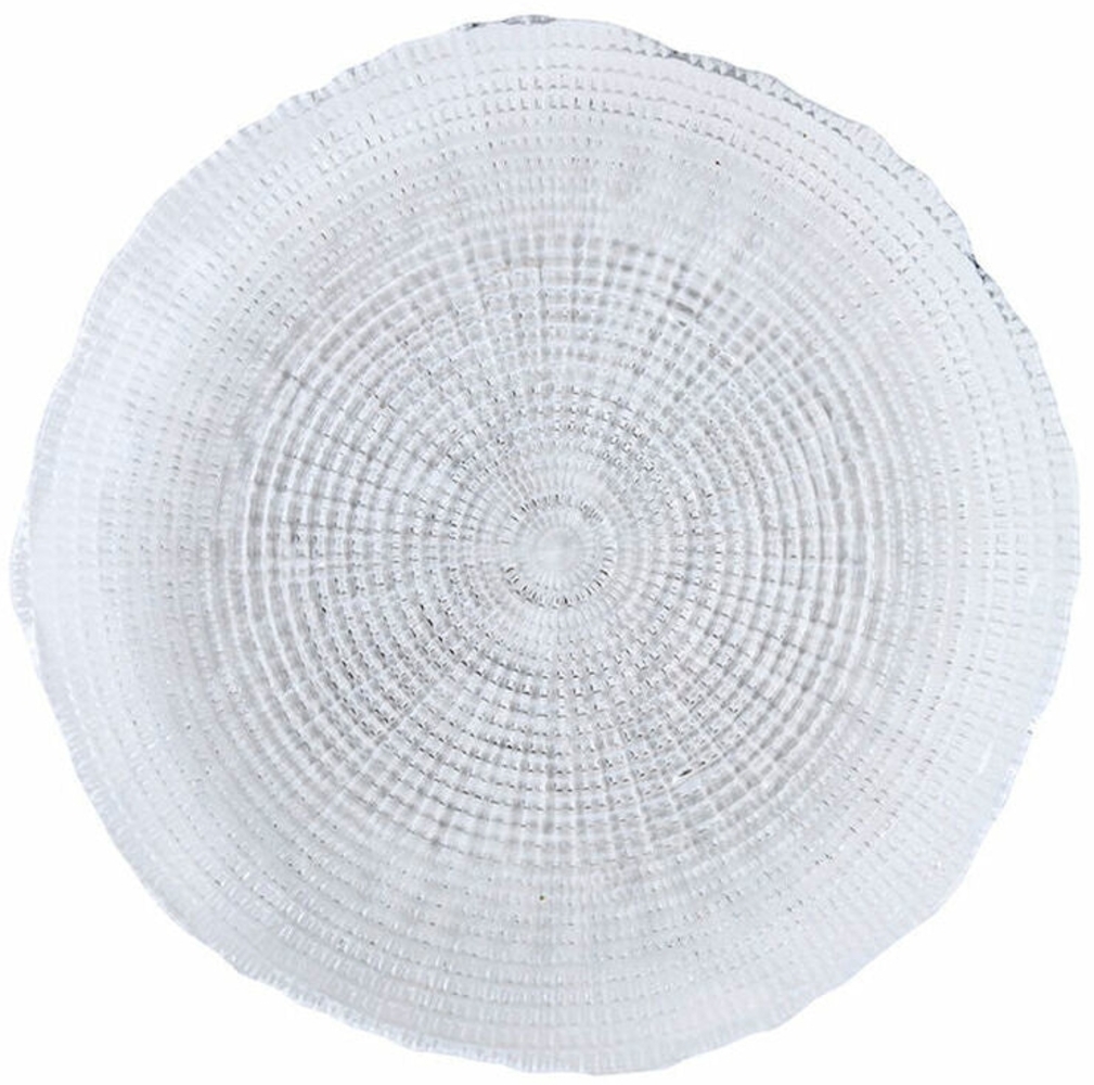 Flacher Teller Quid Boreal Durchsichtig Glas Ø 21 cm (6 Stück) (Pack 6x) Bild 1