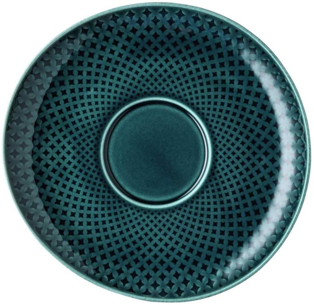 Café au Lait Untertasse Junto Ocean Blue Rosenthal Milchkaffeetasse - Mikrowelle geeignet, Spülmaschinenfest Bild 1