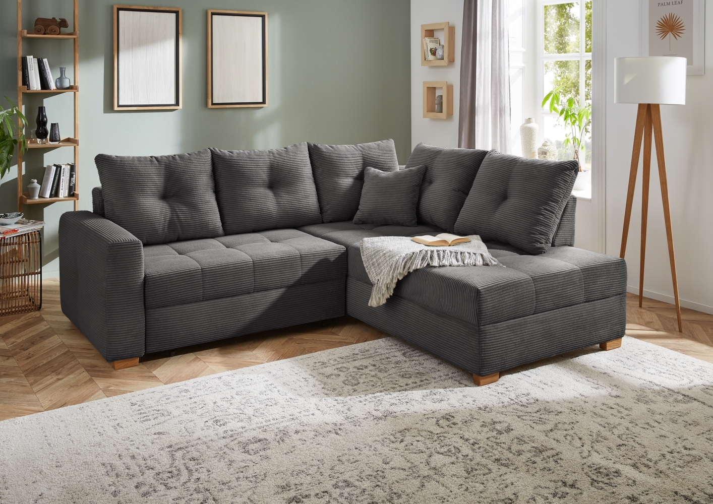 Job 'Heidelberg KPL' Wohnlandschaft, Cord grau Bild 1