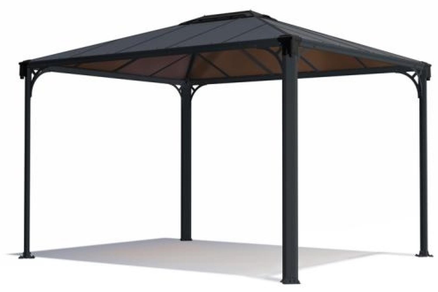 Palram - Canopia Aluminium Pavillon Martinique 3600 | Anthrazit | 360x275 cm Bild 1