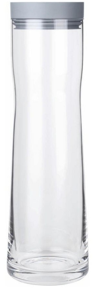 Blomus Wasserkaraffe SPLASH, Karaffe, Edelstahl poliert, Glas klar, Silikon, Sharkskin, 1 L, 63787 Bild 1