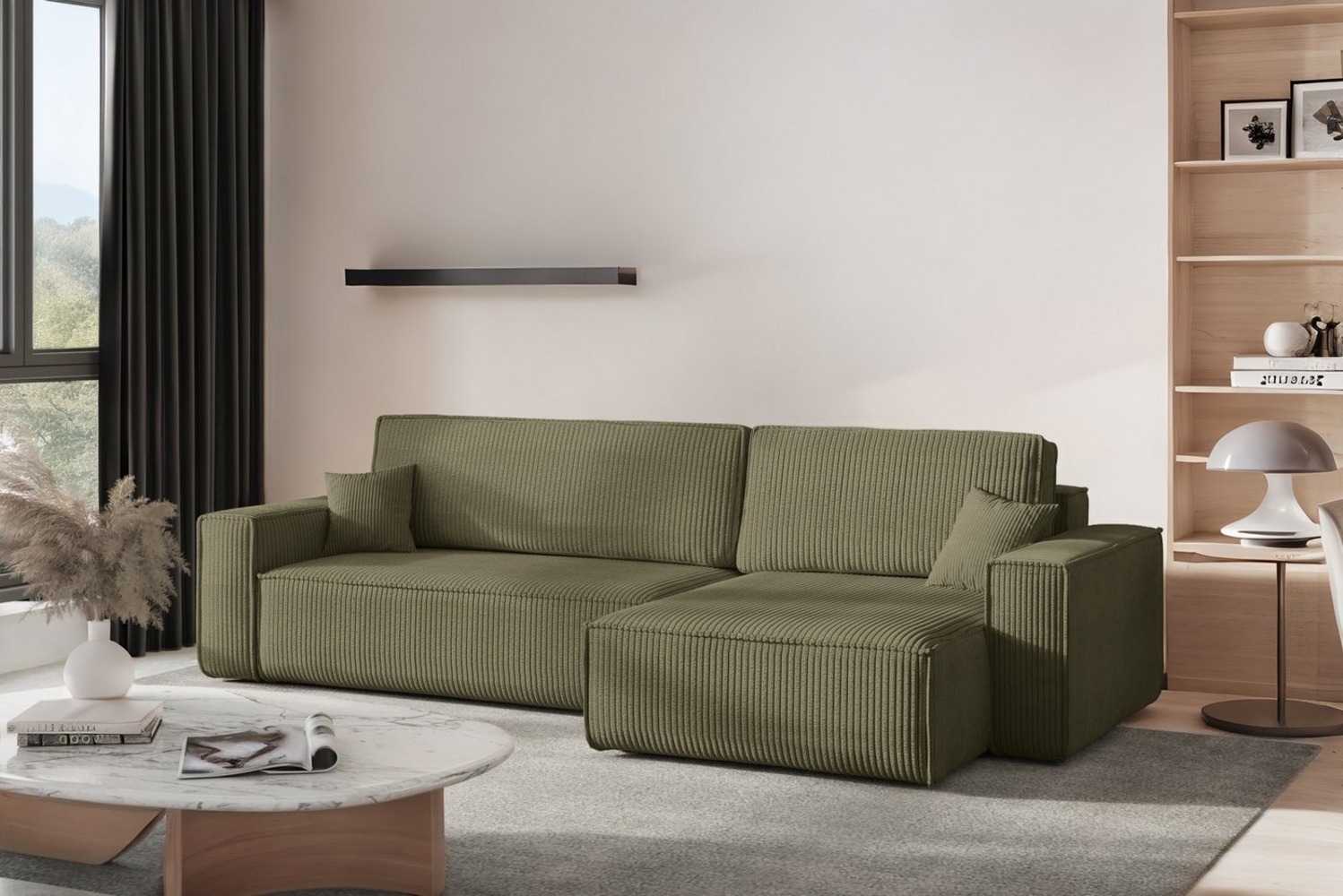 Kaiser Möbel Ecksofa mit schlaffunktion und bettkasten, Eckcouch BEST XL stoff Poso, Mit Bettfunktion und Bettzeugfach Bild 1