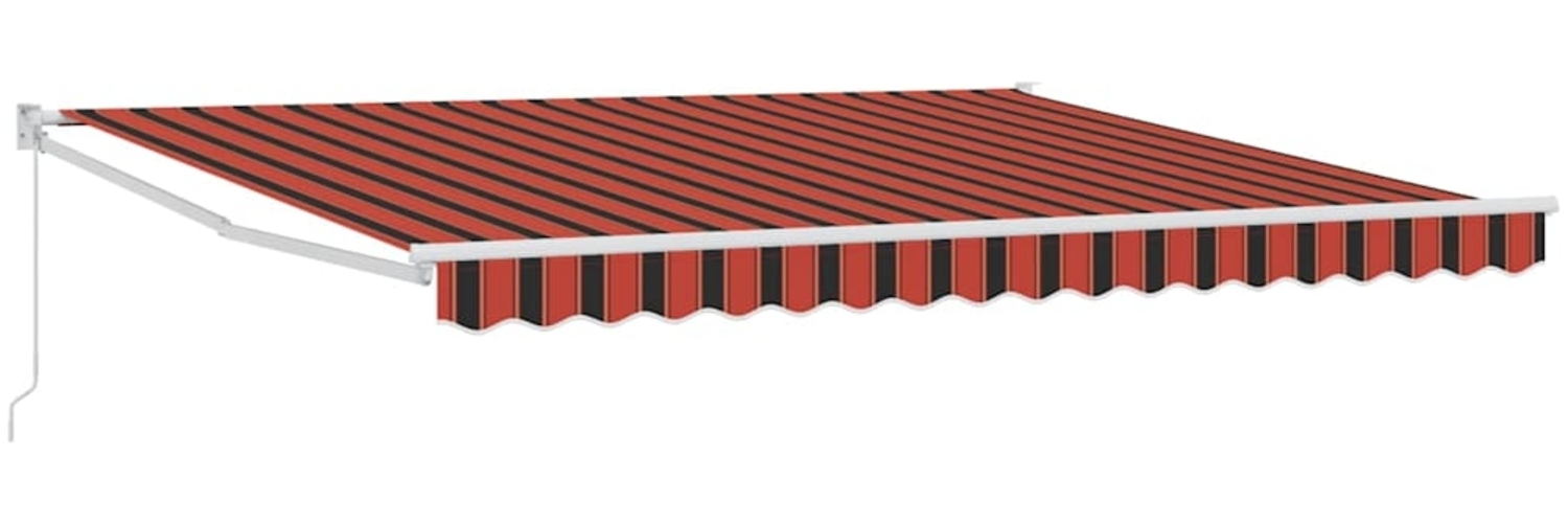 vidaXL Einziehbare Markise Gelb und Orange 400 × 350 cm 3330743 Bild 1