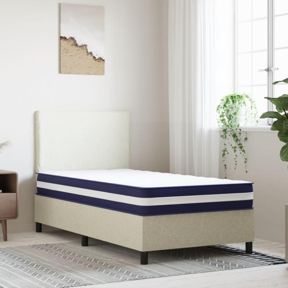 vidaXL Matratze Taschenfederkern Mittelfest 70x200 cm 372857 Bild 1