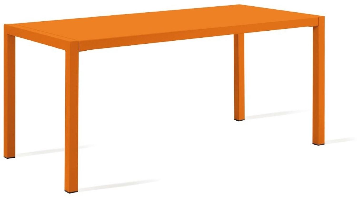 Tisch Quatris 160x80x75 cm orange Bild 1