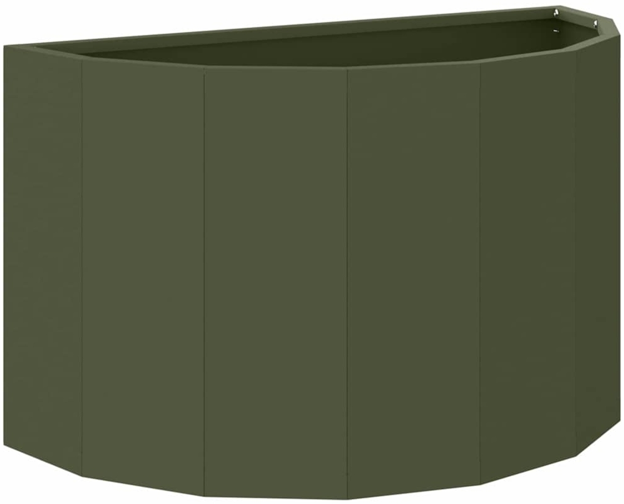 vidaXL Pflanzkübel Olive Grün 60 x 30 x 35 cm Stahl 883699 Bild 1