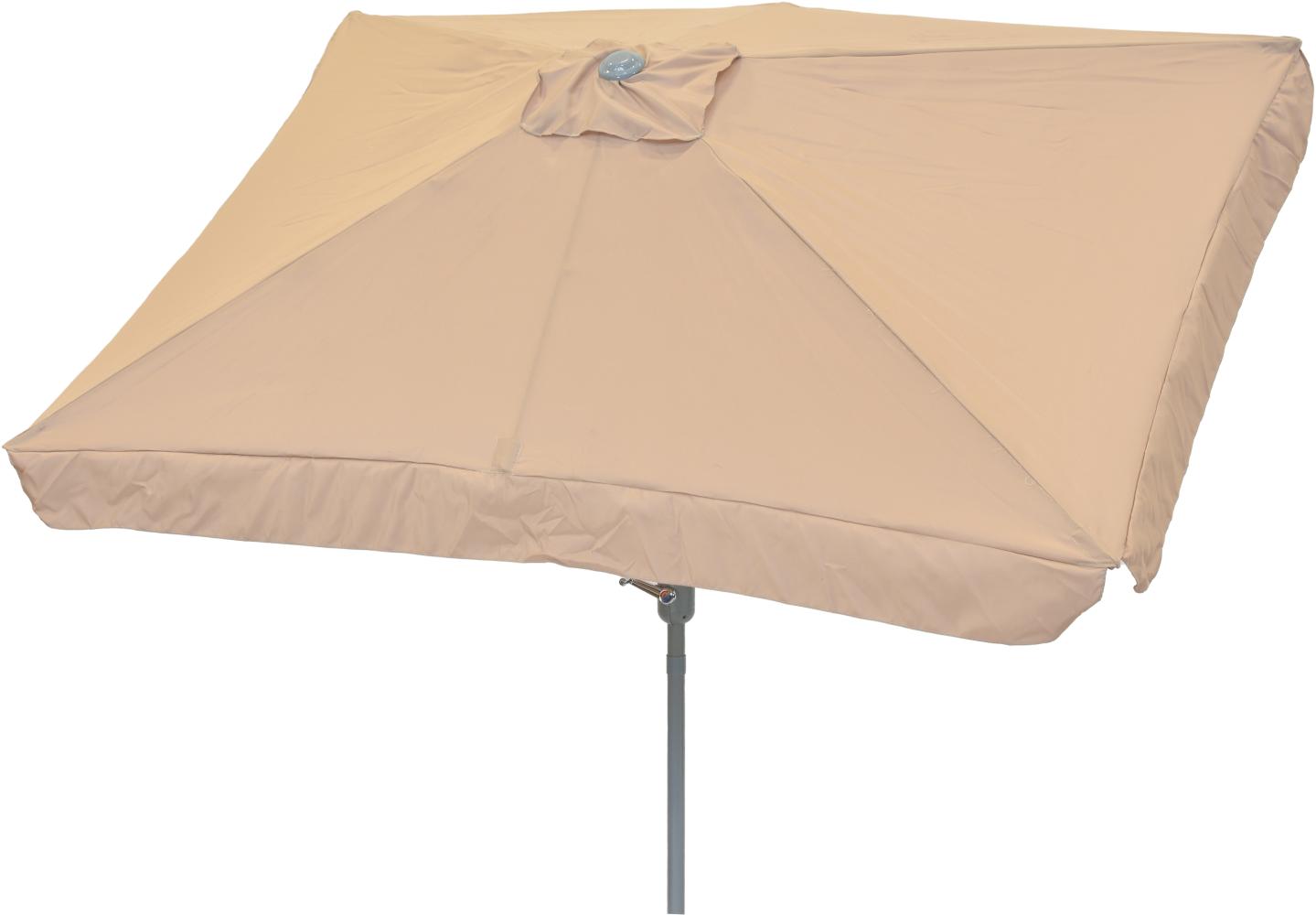 Sonnenschirm, rechteckig 160 x 230 cm, beige Bild 1