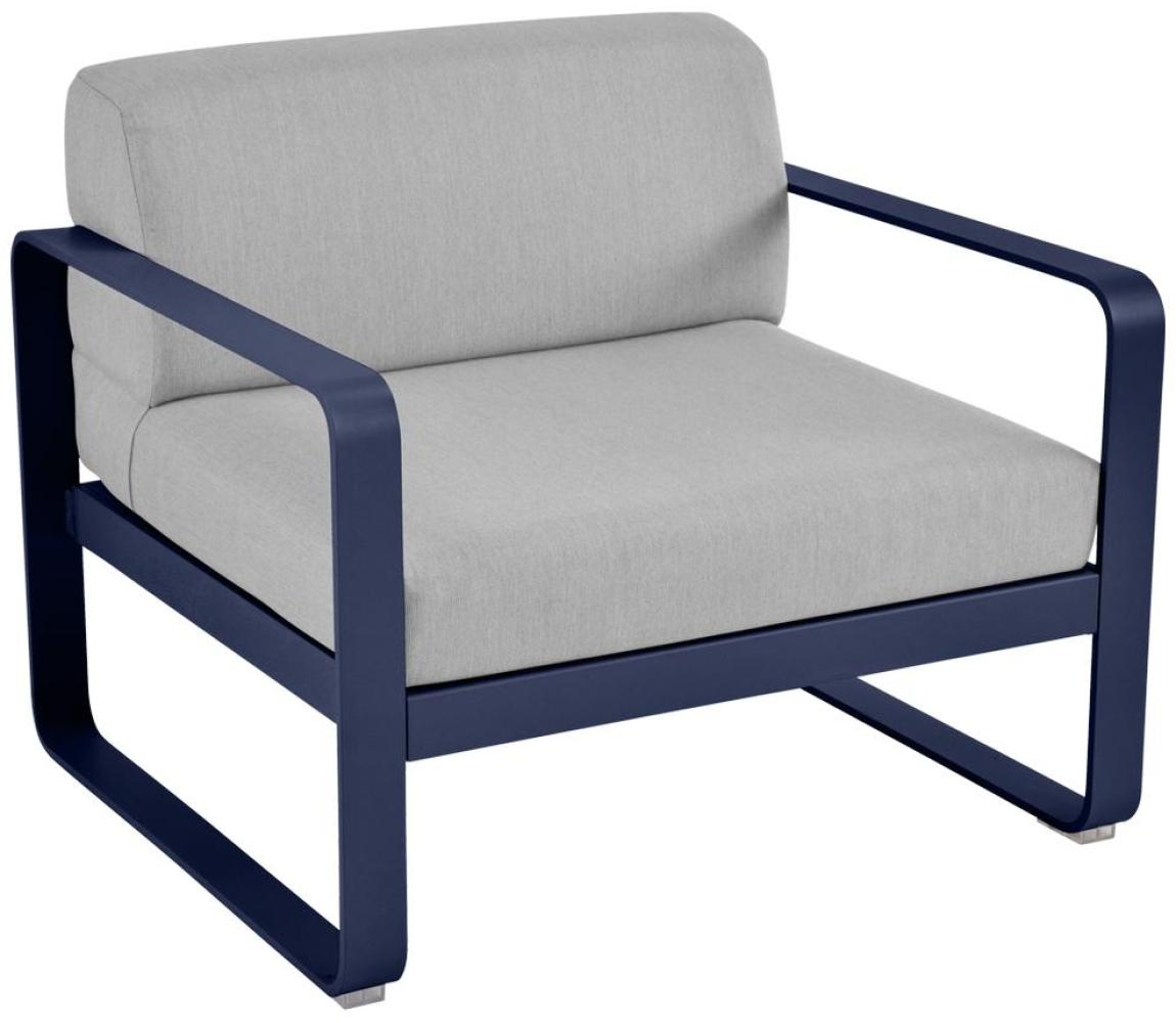 Bellevie Lounge-Sessel Outdoor 92 Abyssblau 79 Flanellgrau Bild 1