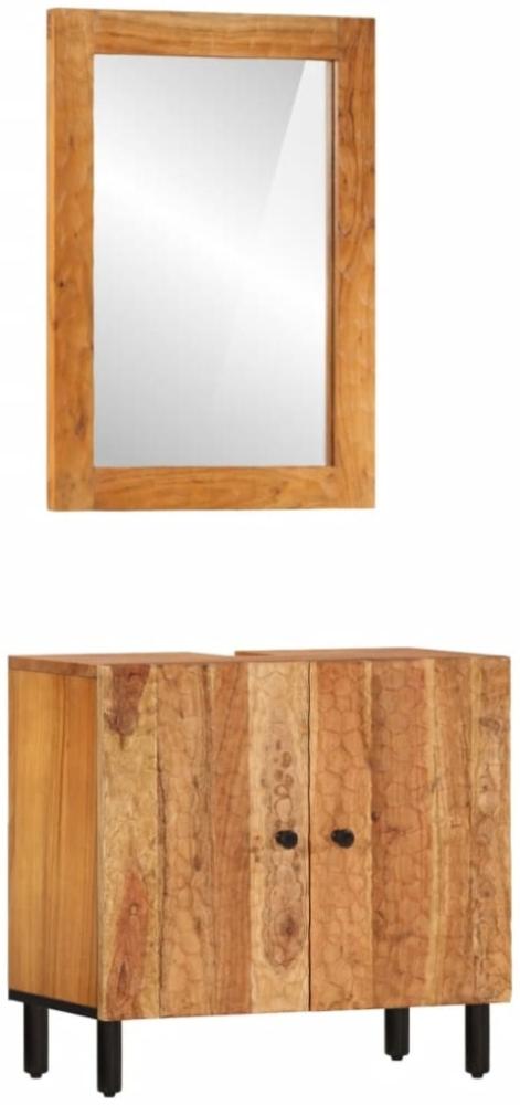 vidaXL 2-tlg. Badmöbel-Set Massivholz Akazie Bild 1