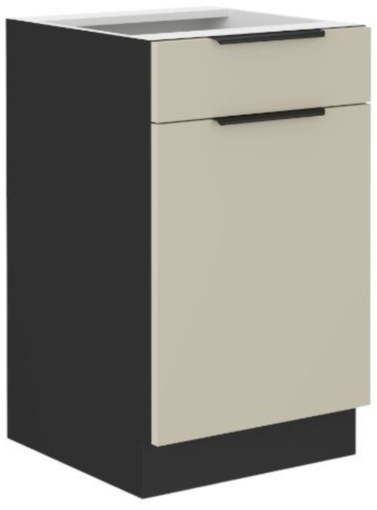 ROYAL24_MARKT Unterschrank - Ein zeitloser Unterschrank aus massivem Holz mit feinen Details. (Küchen Unterschrank, 1-St, Premium - ARONA) Premium Stoffe - Modernes Aussehen - Erstklassig. Bild 1