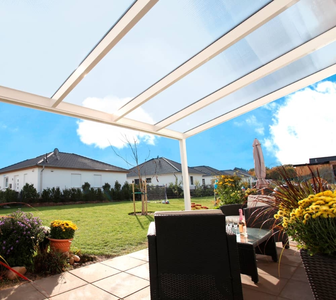 Skan Holz Aluminium Terrassenüberdachung Genua | Bild 1