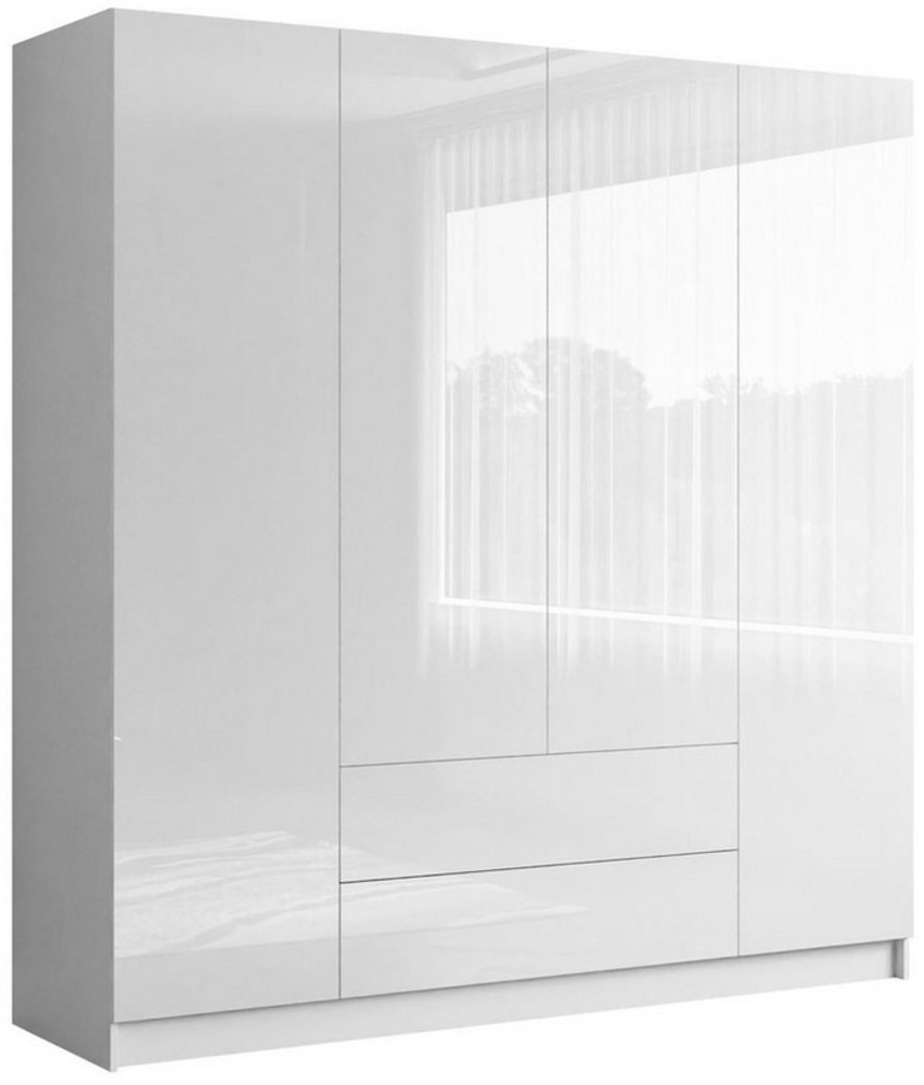 Lookway Kleiderschrank AUREL 4D2SZ mit Spiegel und Schubladen Bild 1