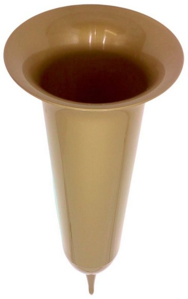 BURI Grabvase Kupfer Friedhofsvase Grabmalvase Grabdekoration Grabschmuck Friedhof Bild 1