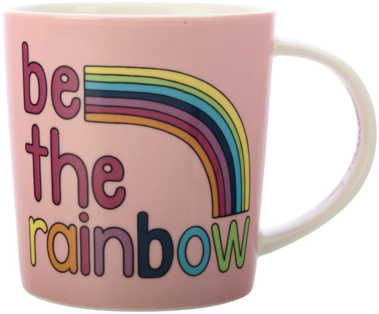 Maxwell & Williams DX1072 Becher 380 ml BE KIND Be The Rainbow, Porzellan, in Geschenkbox Bild 1