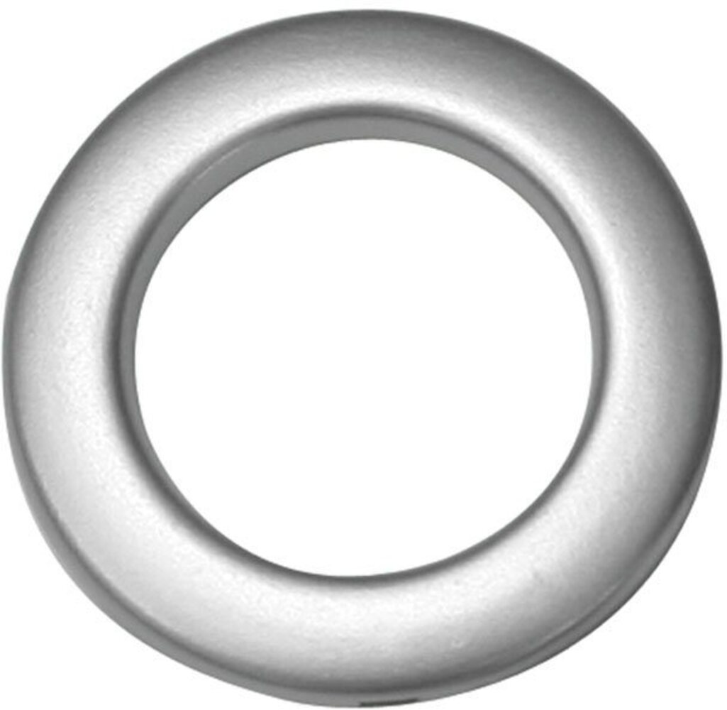 Gardinia Stoffösen klein Kunststoff, silber-matt Bild 1