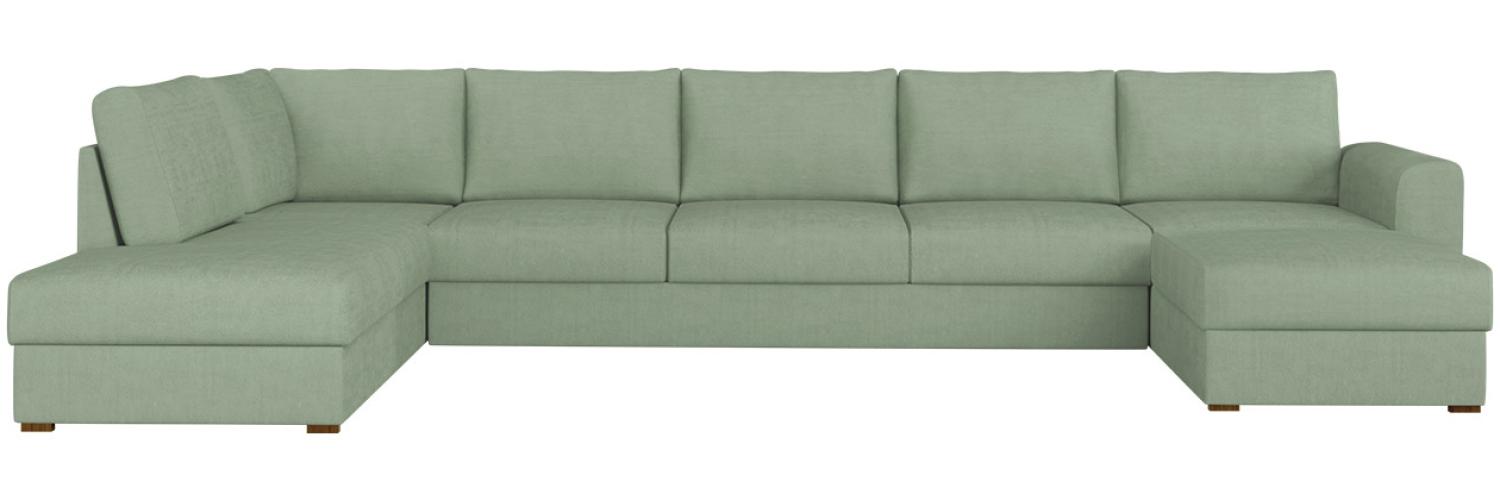 Ecksofa Wilma Large Premium, 2 Bettkasten und Schlaffunktion (Uttario Velvet 2954, Seite: Links) Bild 1