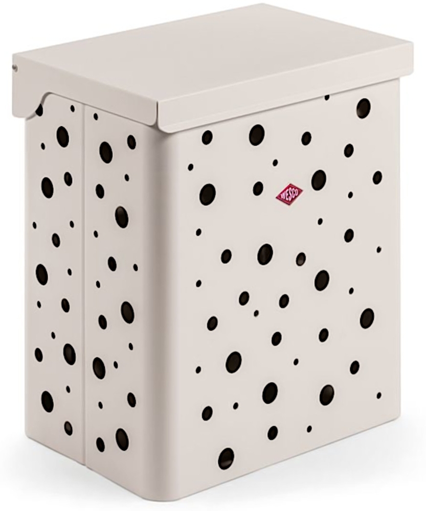 WESCO Wäschebox DUO 1 mit 64 Liter (2x 32) Volumen in SAND MATT / Wäschebox / Wäschekorb Bild 1