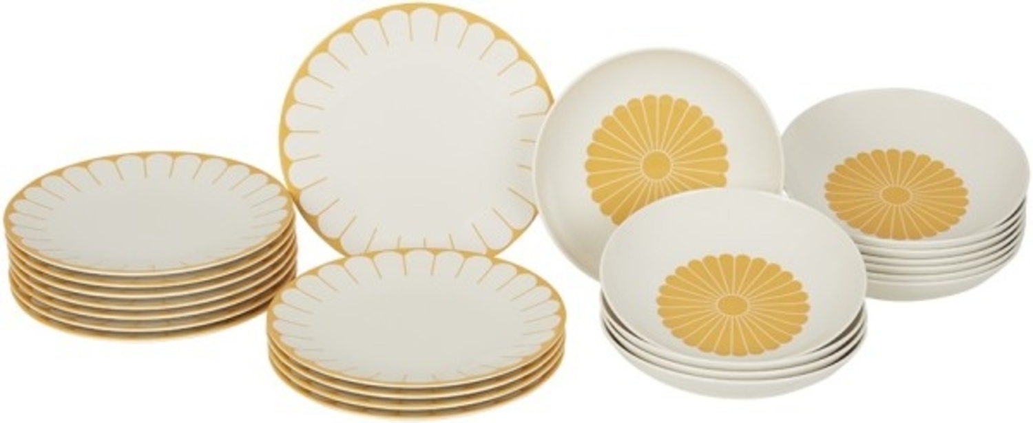 Villeroy & Boch Fleur Soleil Tafel-Set für 12 Personen / 24 Teile Bild 1