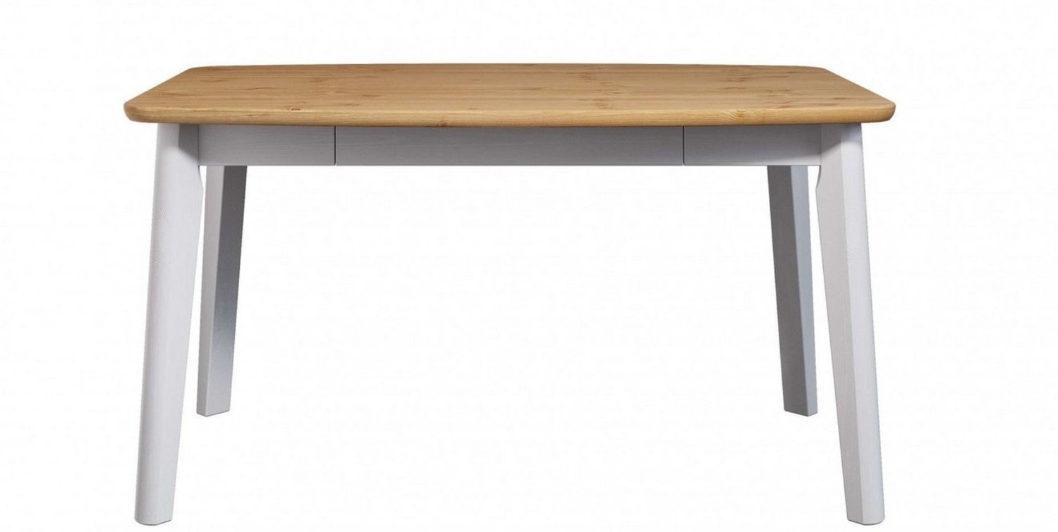 Home affaire Esstisch Palermo, multifunktionaler Tisch, Arbeitstisch, Schreibtisch, mit Stauraum, Platte aufklappbar, Home Office Schreibtisch, Massivholz Bild 1
