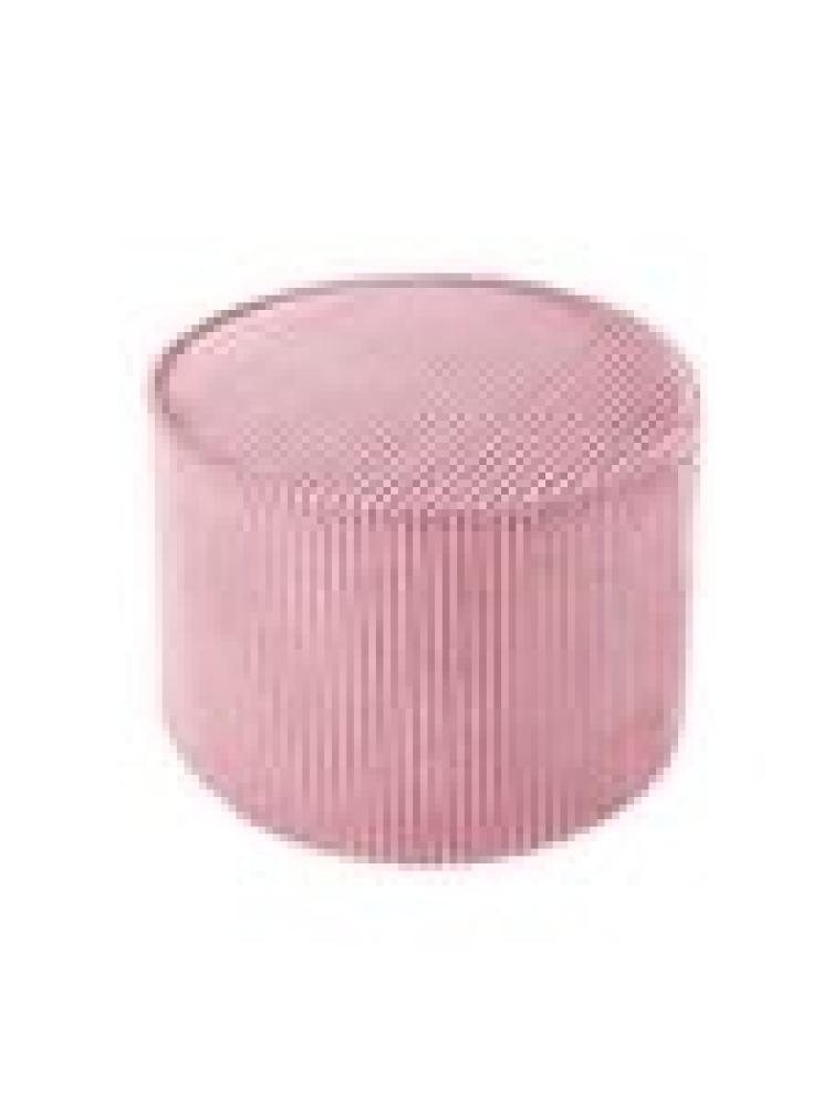 Pouffe, pink mousse, aus Cordstoff, 25 x 39,5 cm, von wigiwama Bild 1