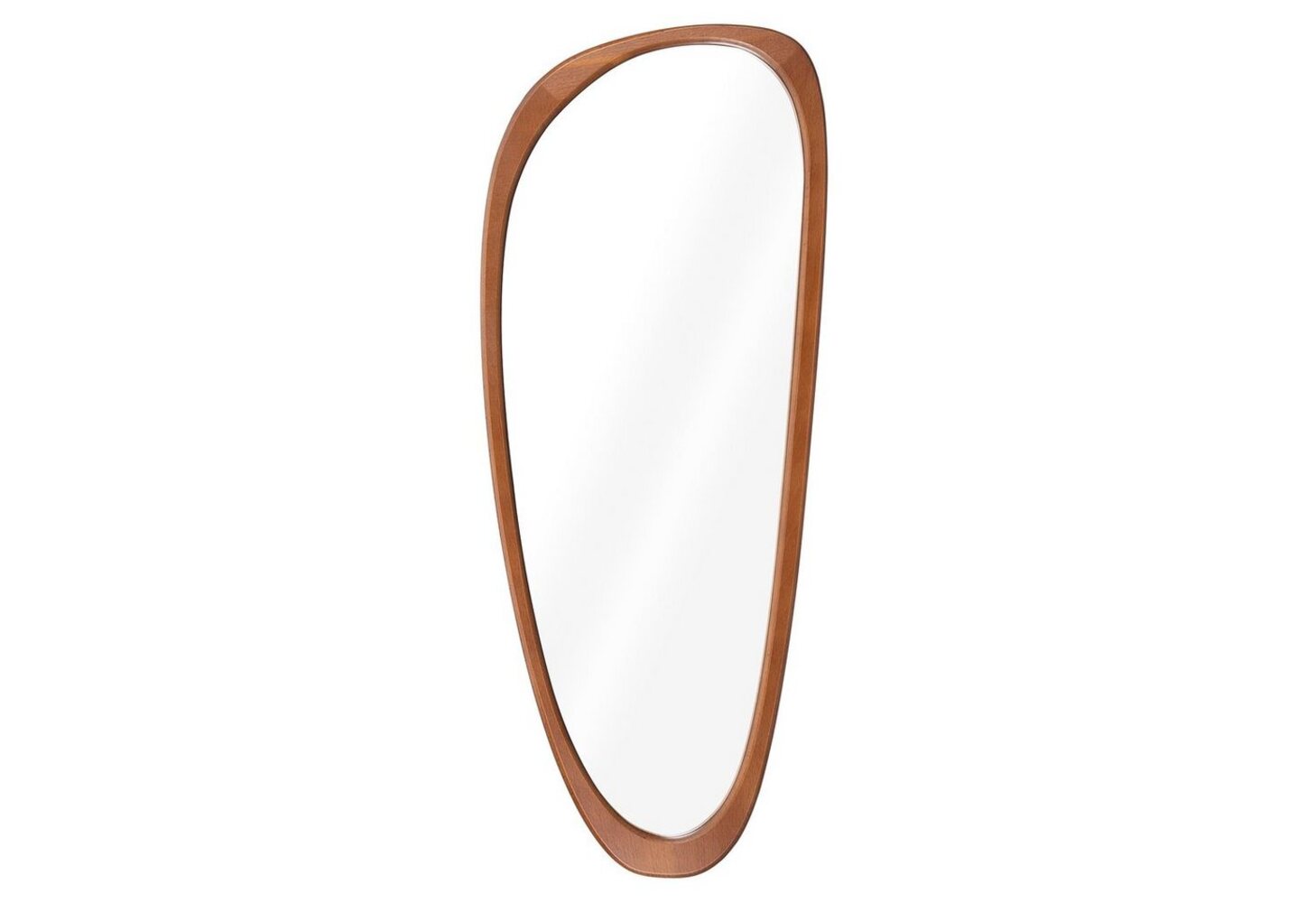 Navaris Wandspiegel Asymmetrischer Wandspiegel mit Holzrahmen - Deko Spiegel 60x24,5 cm (1-St) Bild 1