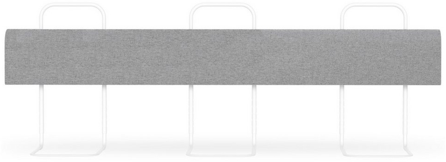 Clanmacy Bettschutzgitter Bettgitter Bettschutzgitter Kinder Rausfallschutz Verformbar 180cm (und strapazierfähigem Polyester Canvas Material 180cm), aus Metall Bild 1