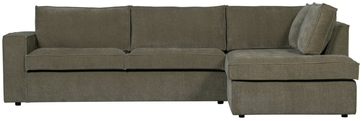 Ecksofa Hajo mit Cordbezug Rechts, Forest Bild 1