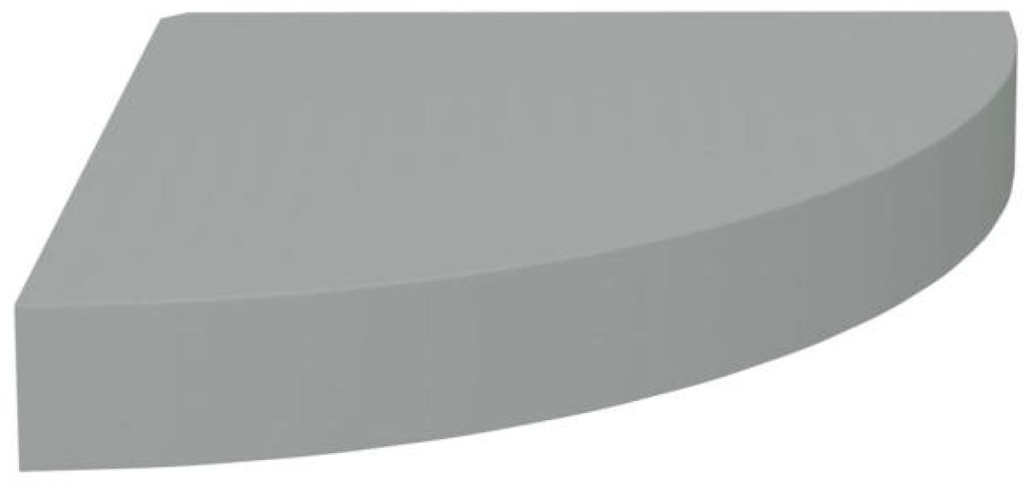 vidaXL Eck-Schweberegale 2 Stk. Grau 25x25x3,8 cm MDF 323902 Bild 1