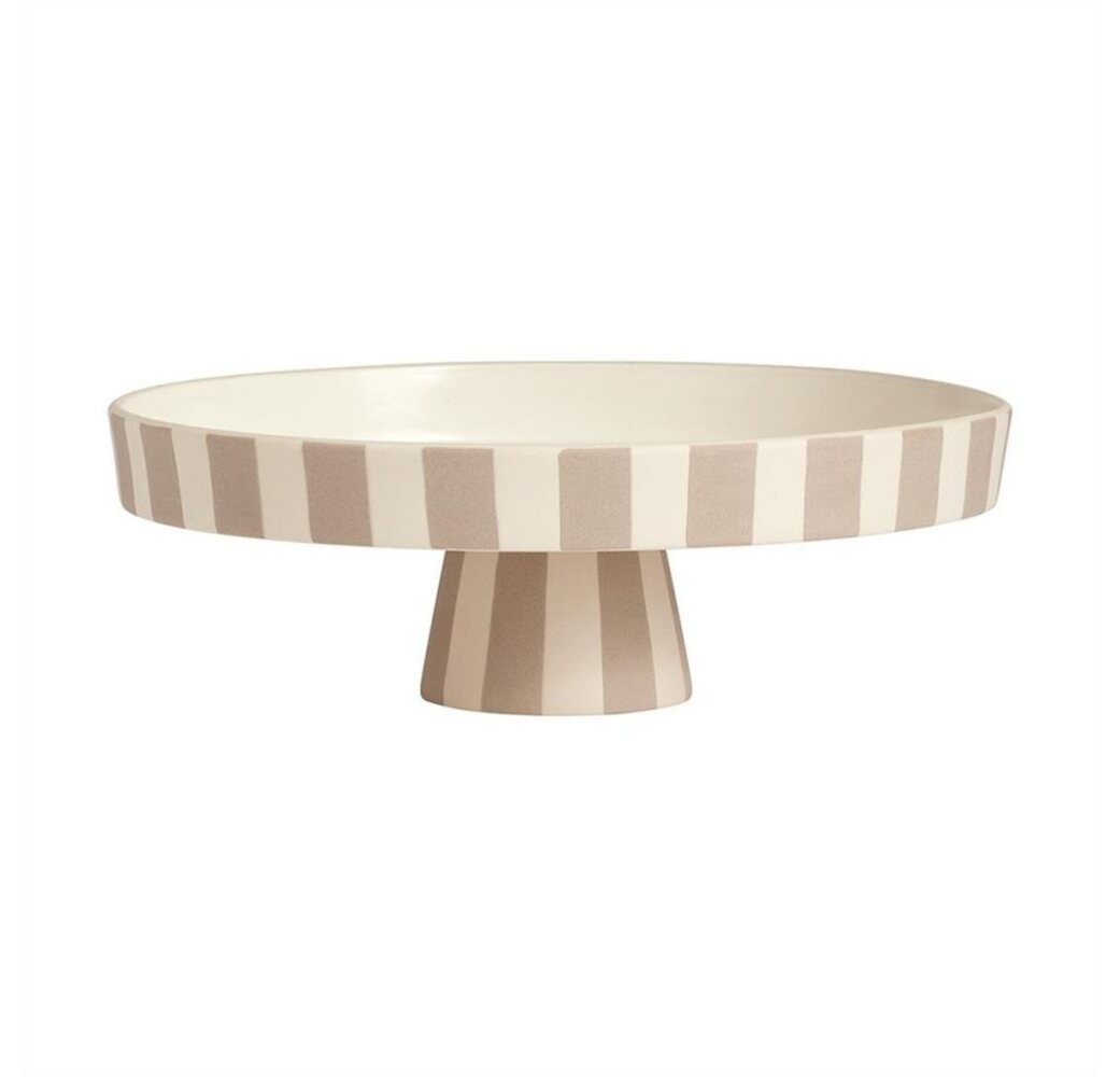 Oyoy Schale auf Fuß Toppu Clay-Weiß (Groß) L300679-306 Bild 1