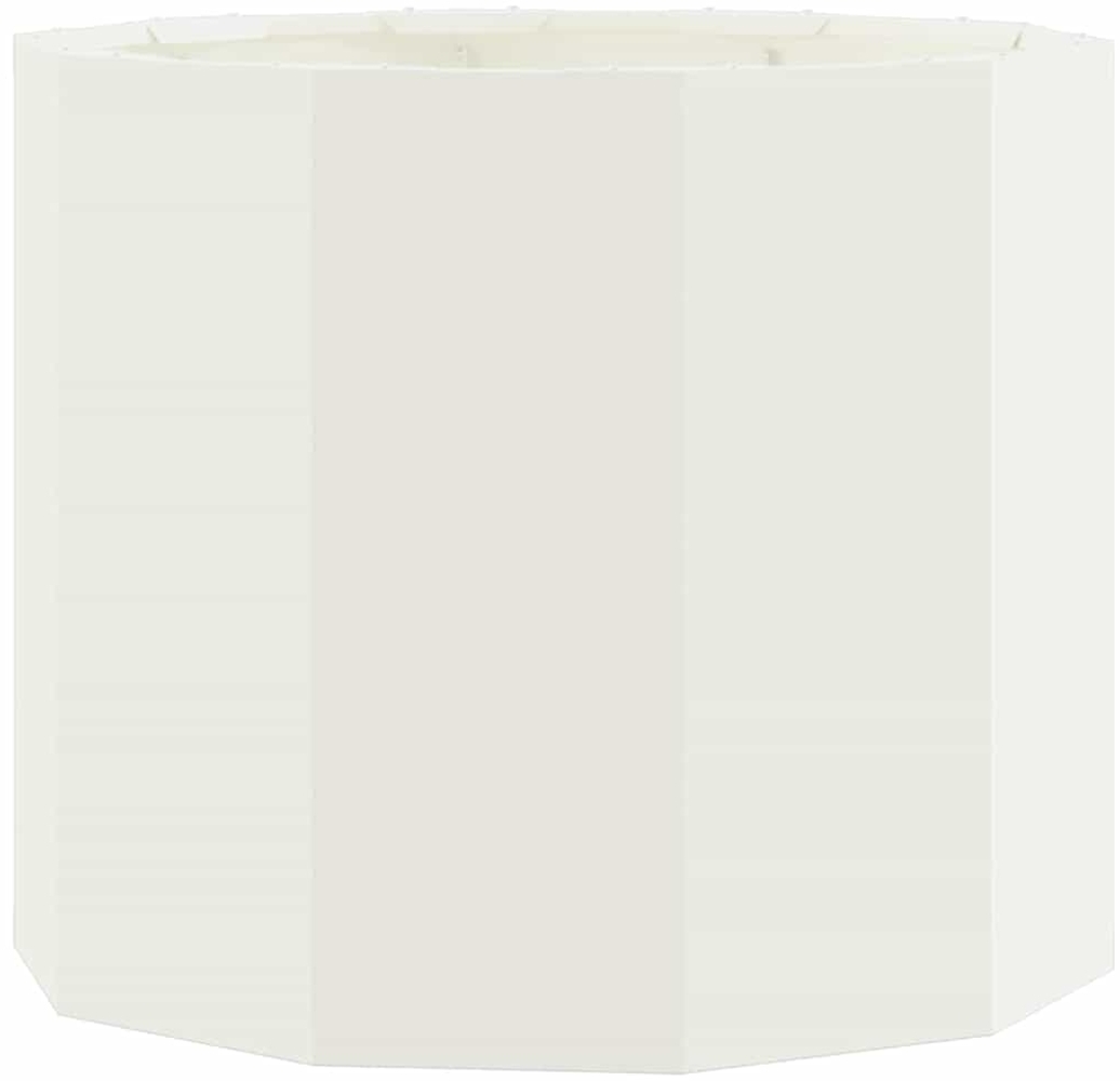 vidaXL Pflanzkübel Weiß 60 x 60 x 50 cm Stahl 883760 Bild 1