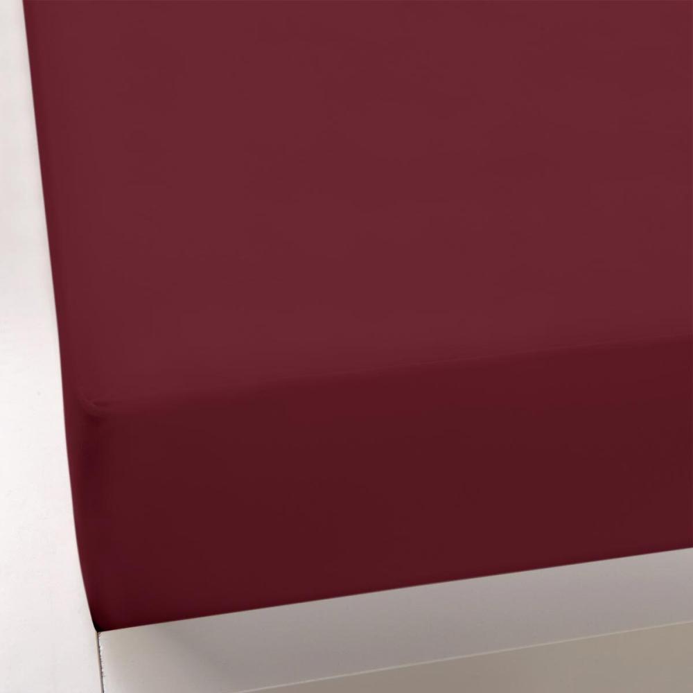 Formesse Bella-Donna Jersey Spannbettlaken|200x220 - 200x240 cm| cabernet Bild 1