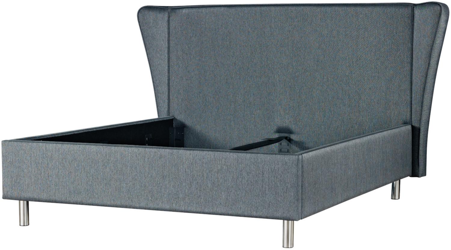 Bed Box Polsterbettrahmen Mainz mit hohem Kopfteil 200x220 cm Bild 1