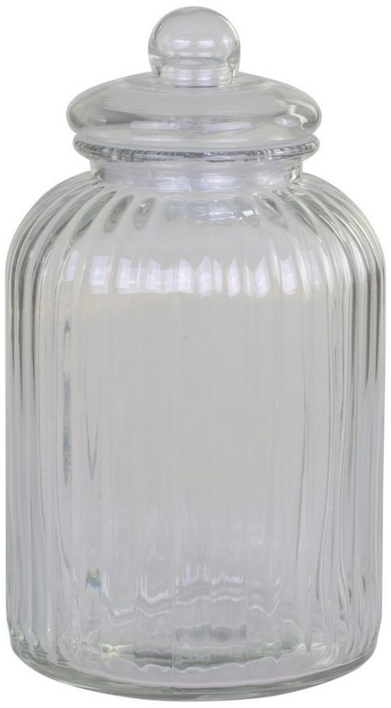 Vorratsglas Vorratsdose Vorratsbehälter Glas Rillen 4,6 L Chic Antique 61063800 Bild 1